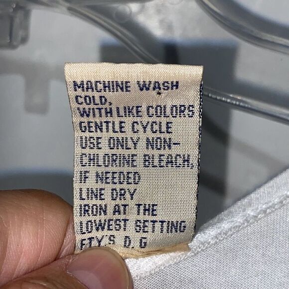 Life Style Women's Knotted Fringe String Open Front Beach White Cardigan Size PS - Picture 8 of 8